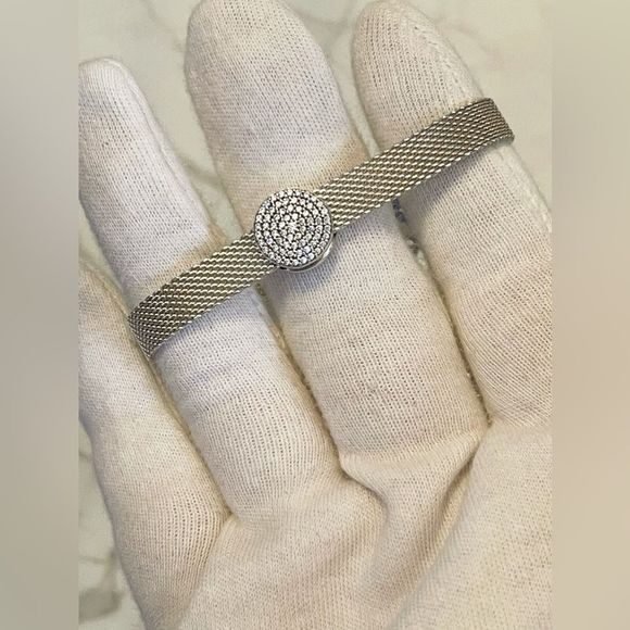 PANDORA Reflexions Mesh Bracelet Set - 4 Pieces - Picture 7 of 12